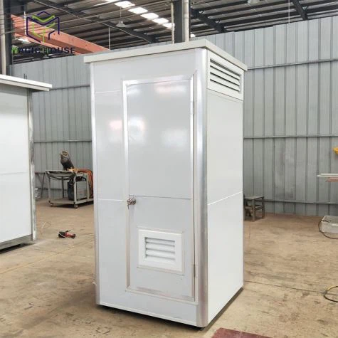 Swydd Sgwatio Sengl Lliw Dur Lliw Toddedig Math o Rhes Straen Toiled Symudol