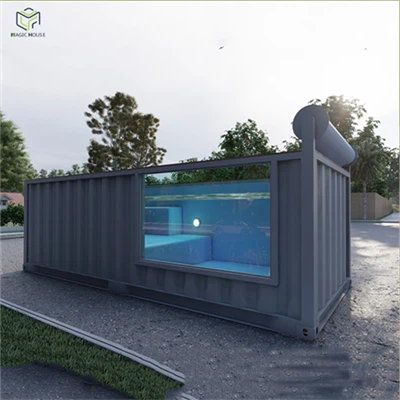 Pwll Nofio Cynhwysydd Llongau yn y Ddaear